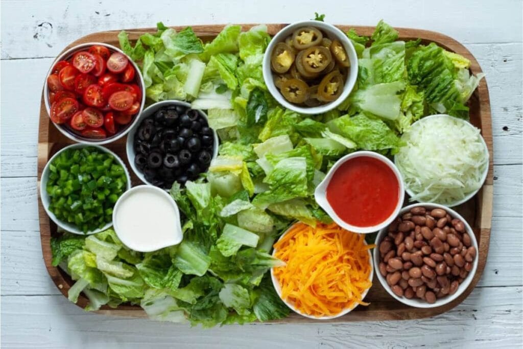 Taco Salad Bar by Midwexican