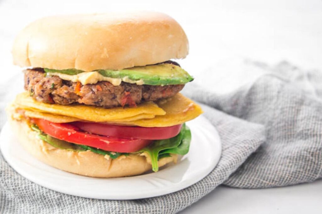 Vegan Breakfast Sandwich by Happy Food Healthy Life