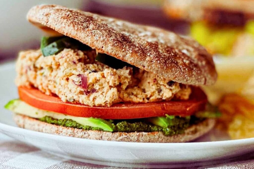 Vegan Tuna Sandwich by Nuts and Twigs