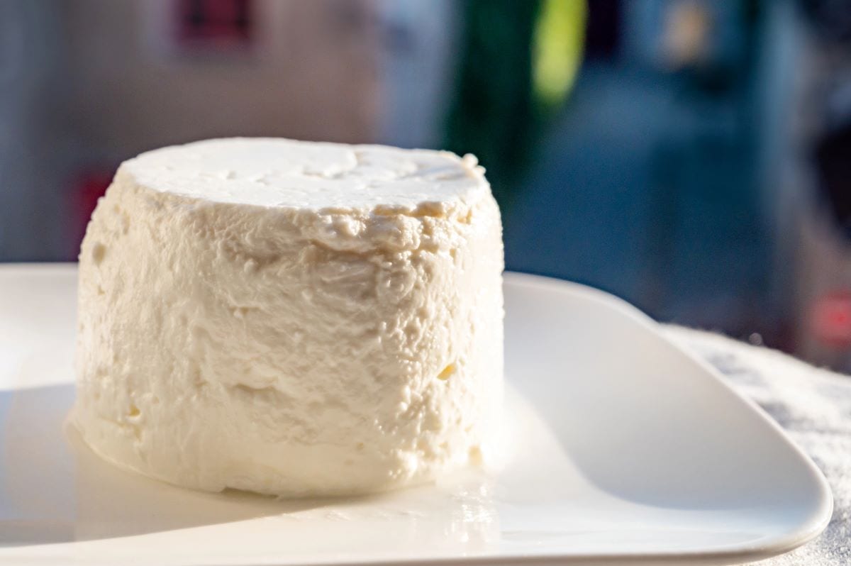 White goat cheeseFoto