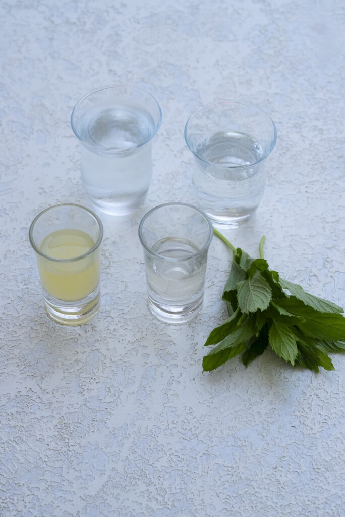Yuzu Cocktail ingredients