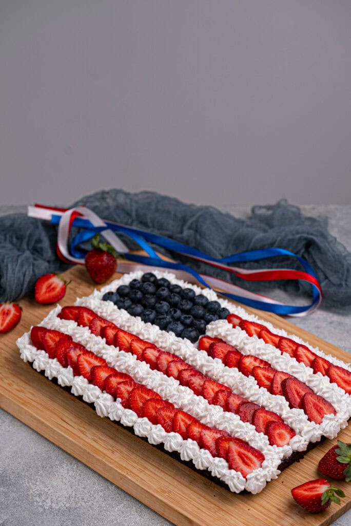 american flag cake
