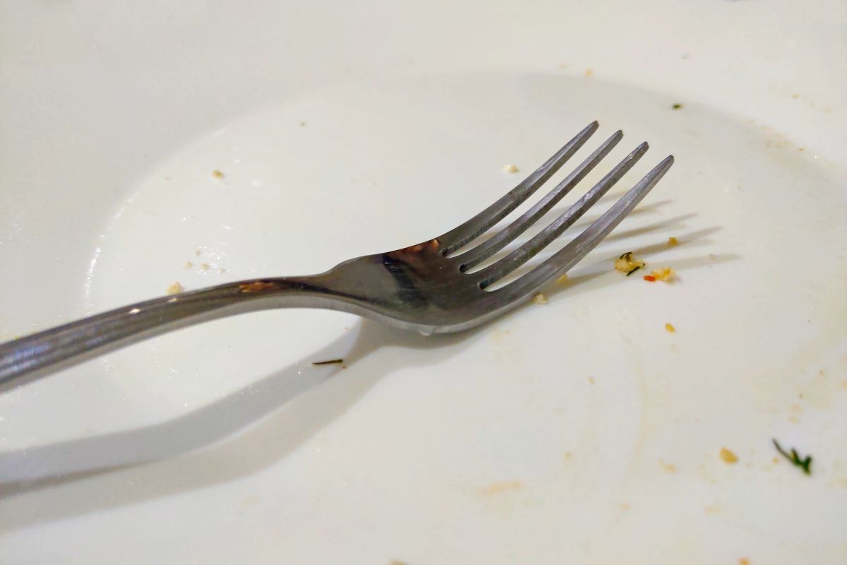 dirty plate