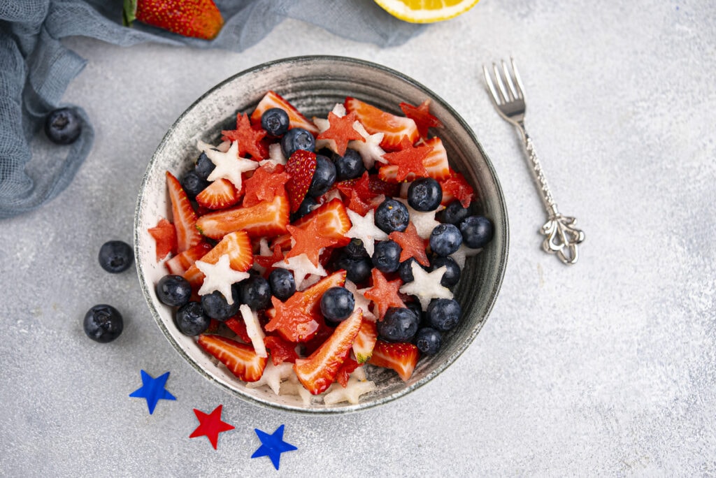 fourth of july fruit salad