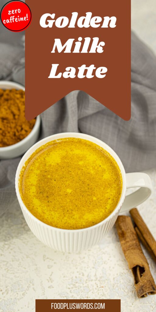 golden milk latte