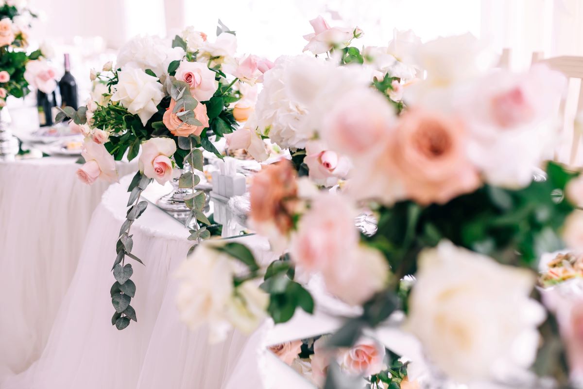 low floral arrangement