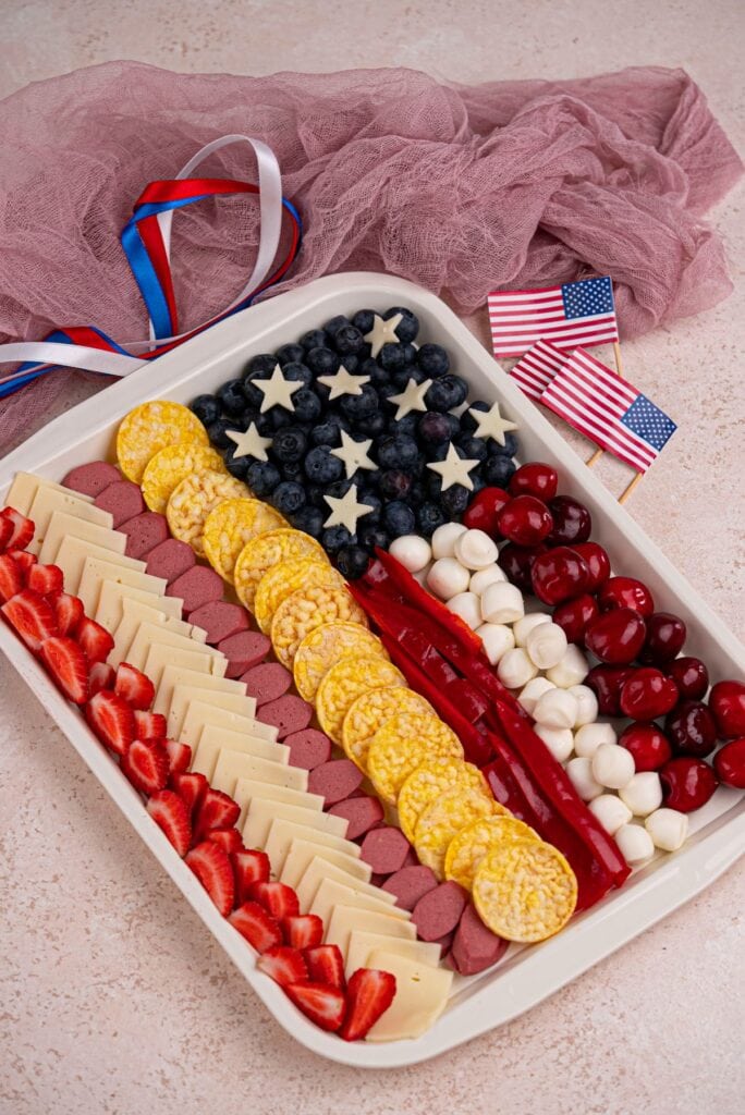 patriotic charcuterie board