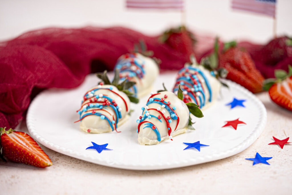 patriotic strawberries