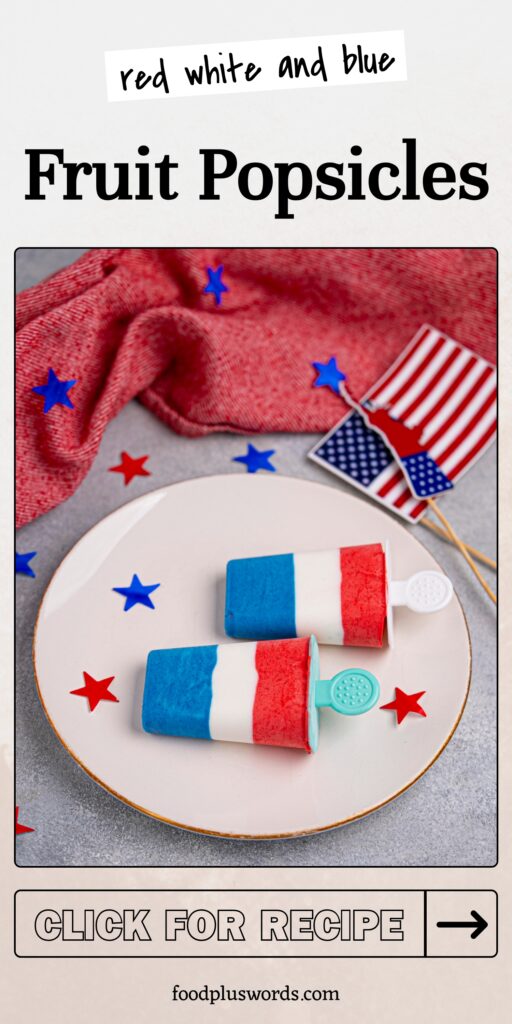 red white and blue popsicles