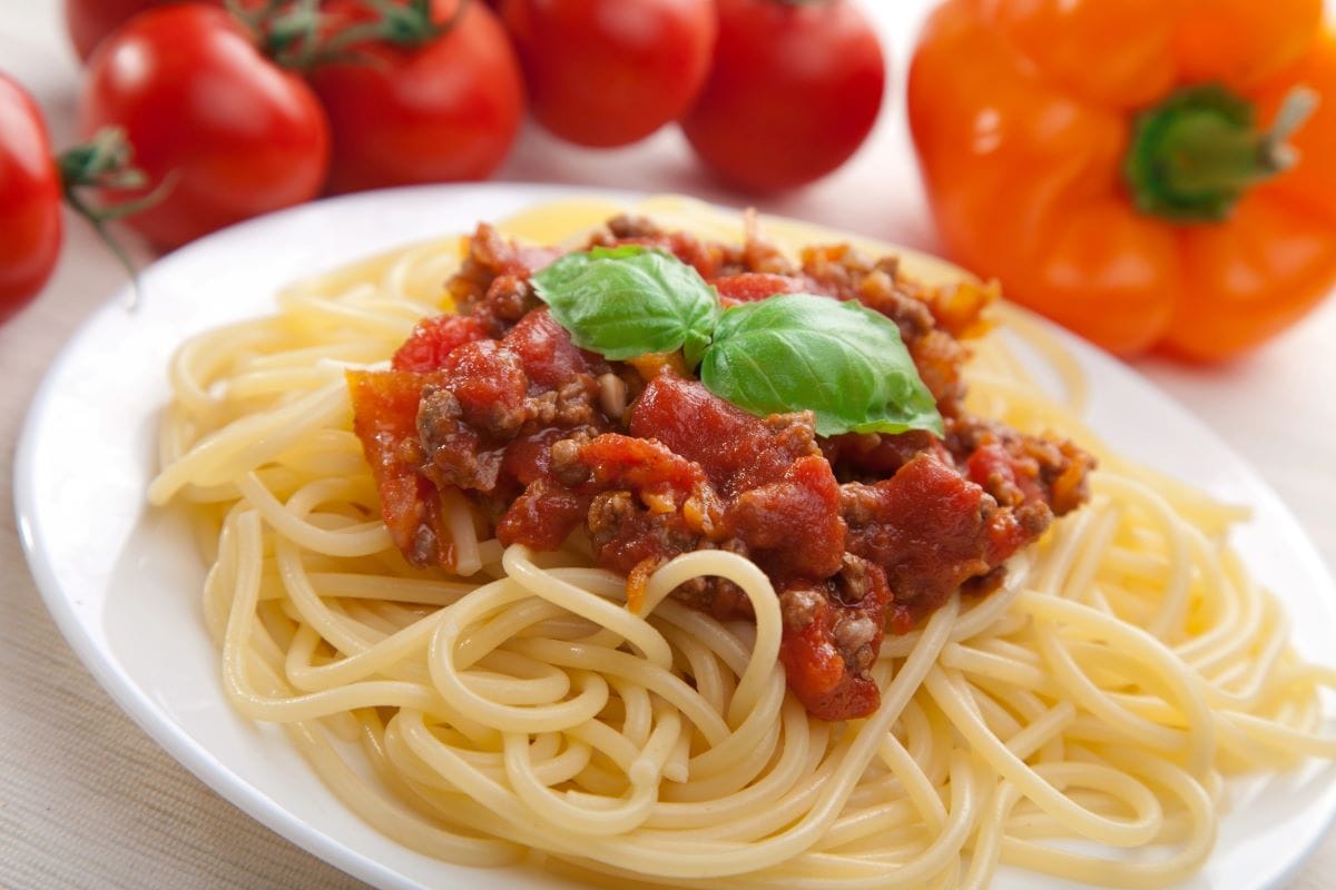 spaghetti and meat sauceDuskbabe