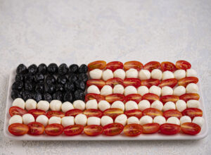 step 3 American Flag Charcuterie Board