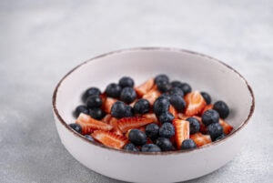 step 5 red white and blue fruit salad
