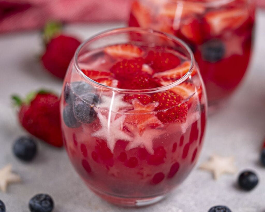 red white and blue cocktails