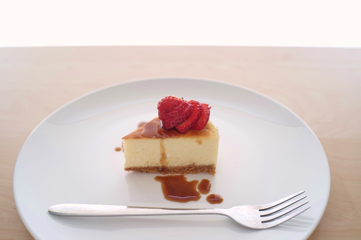 A small slice of cake