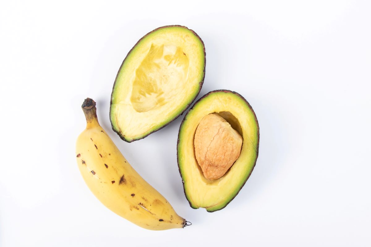 Avocado and banana