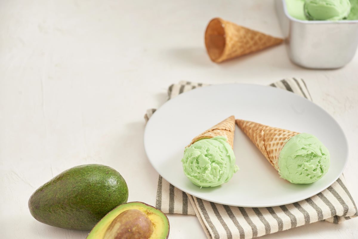 Avocado ice cream