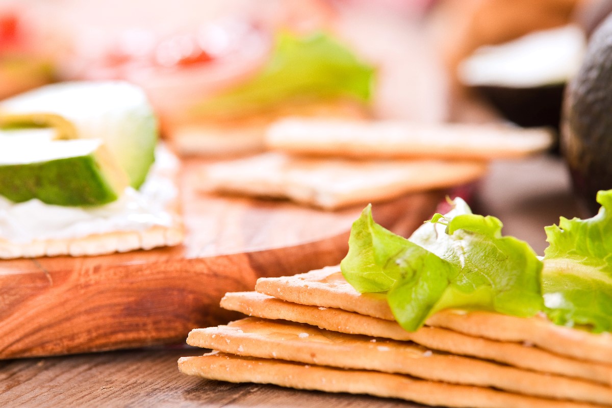 Avocado toast crackers
