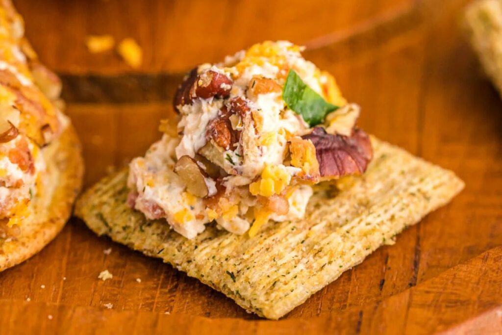 Bacon Ranch Cheese Ball by Little Sunny Kitchen