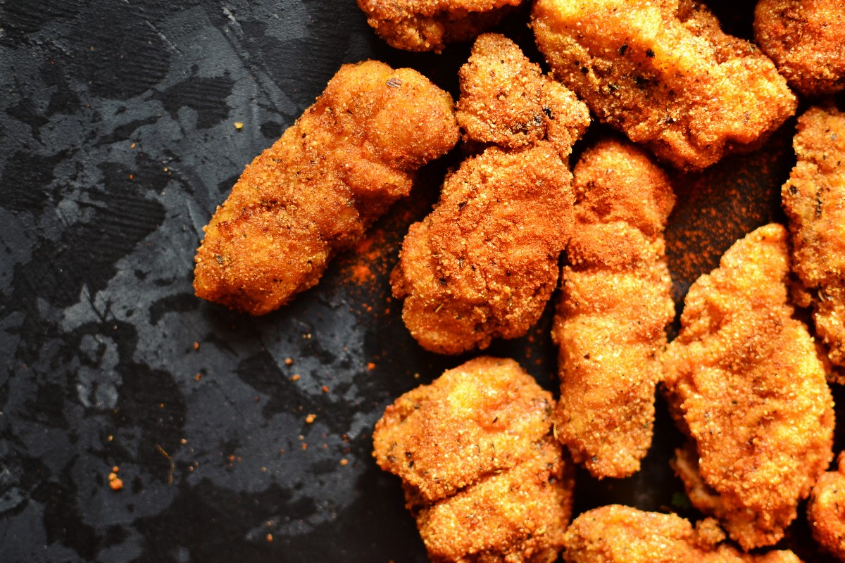 Baked chicken nuggets
