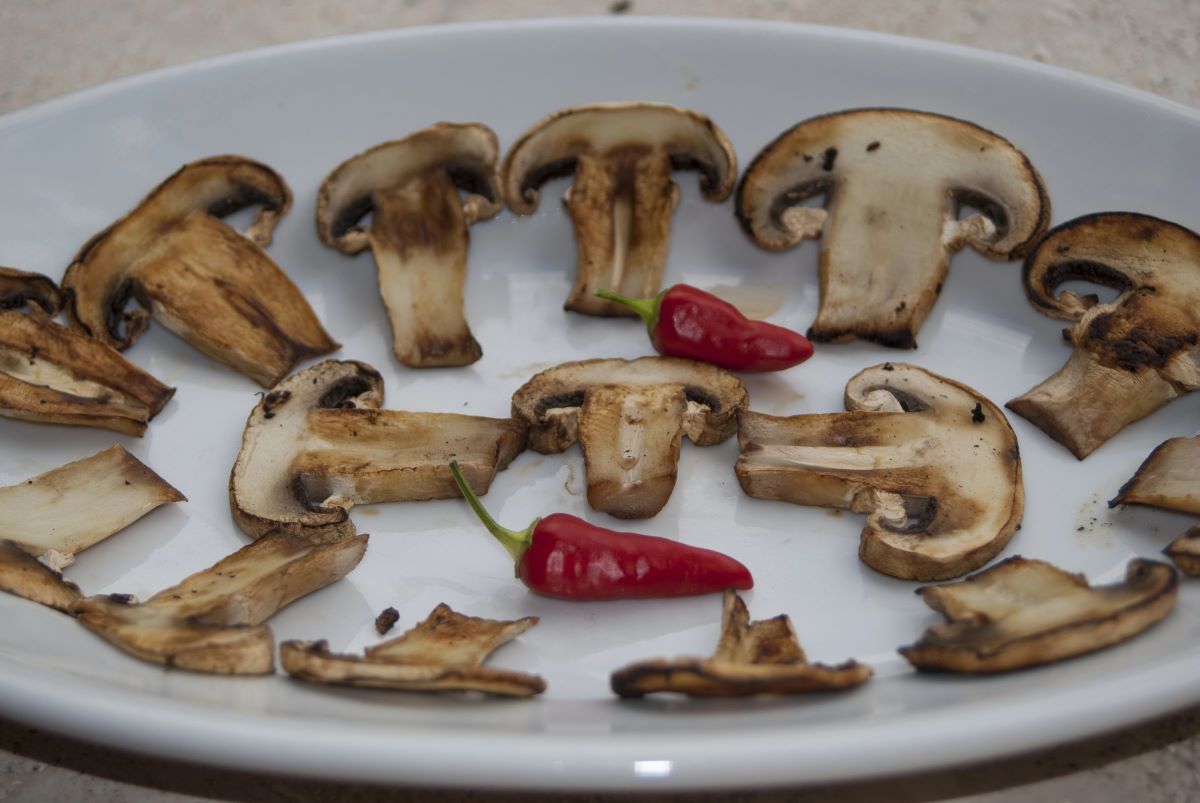 Balsamic grilled mushroom