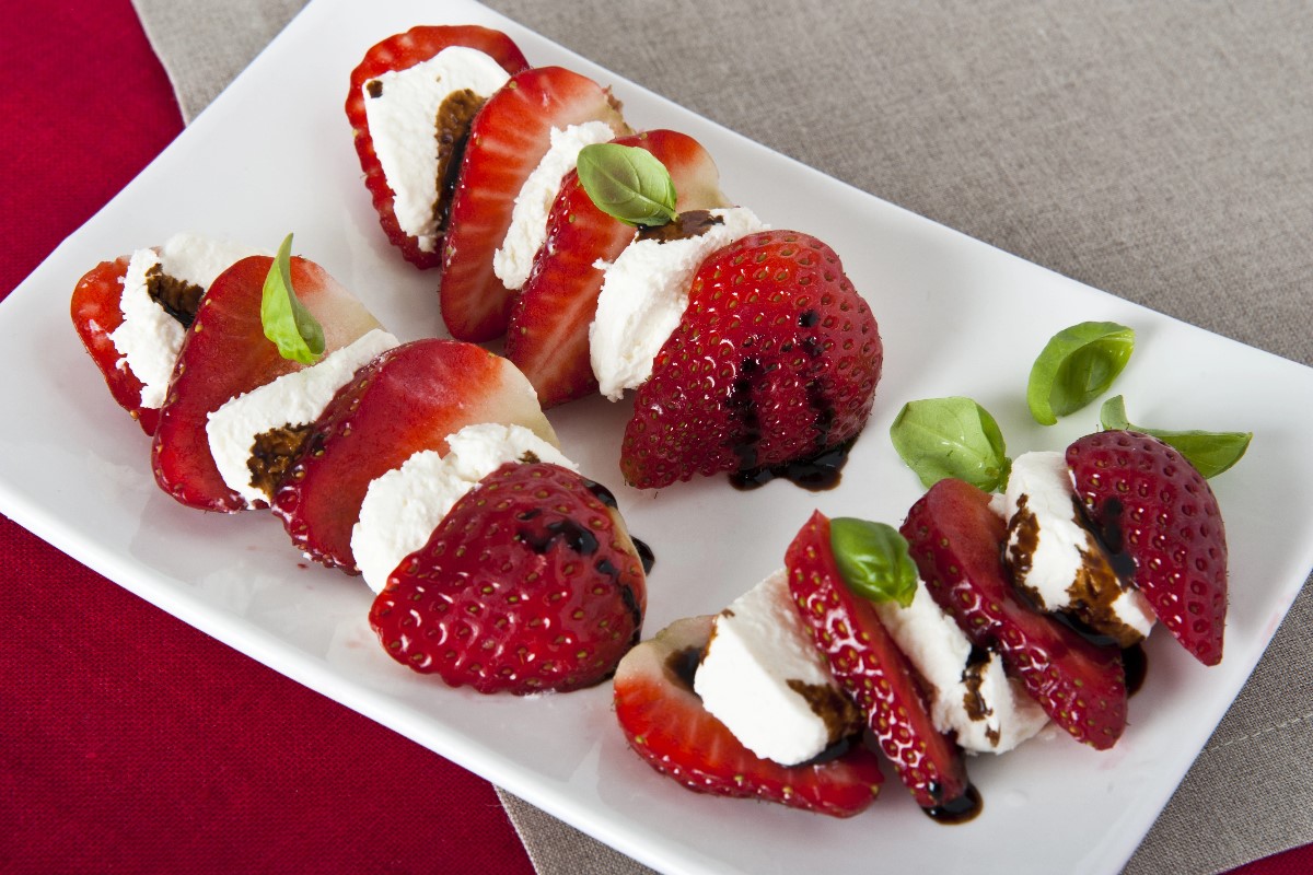 Balsamic strawberries
