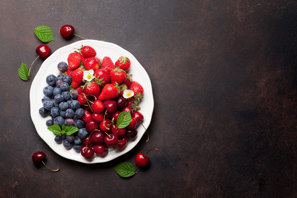 Berries and cherris