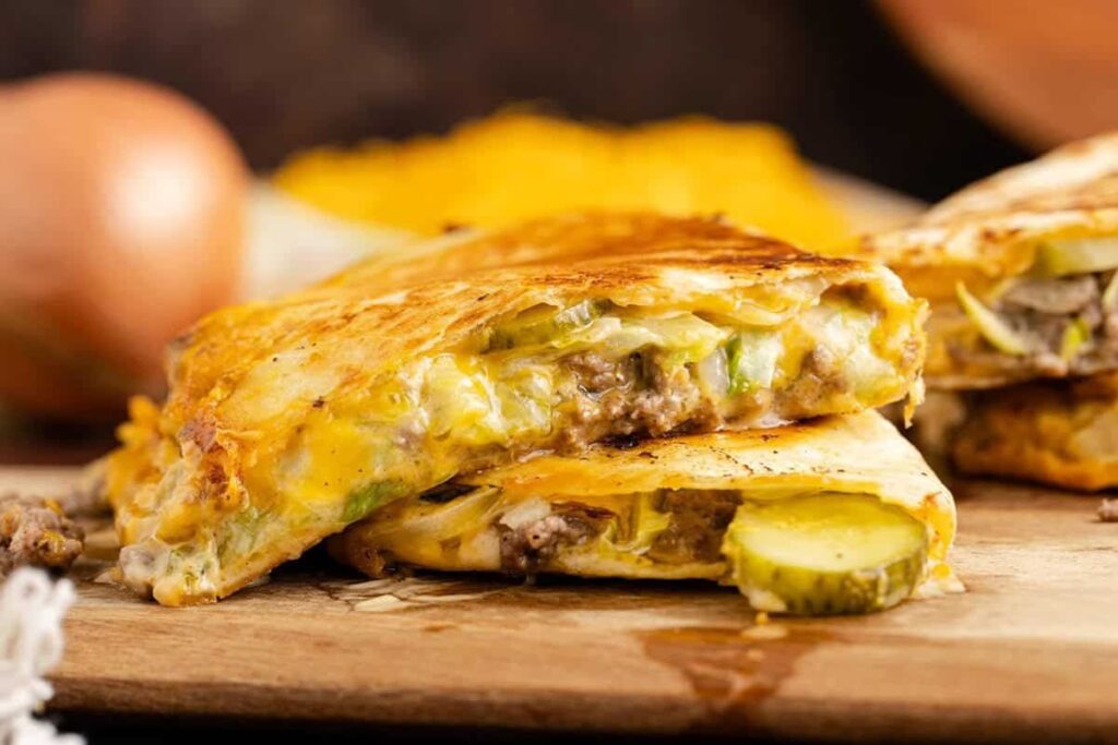 Big Mac Quesadilla by My Rad Kitchen