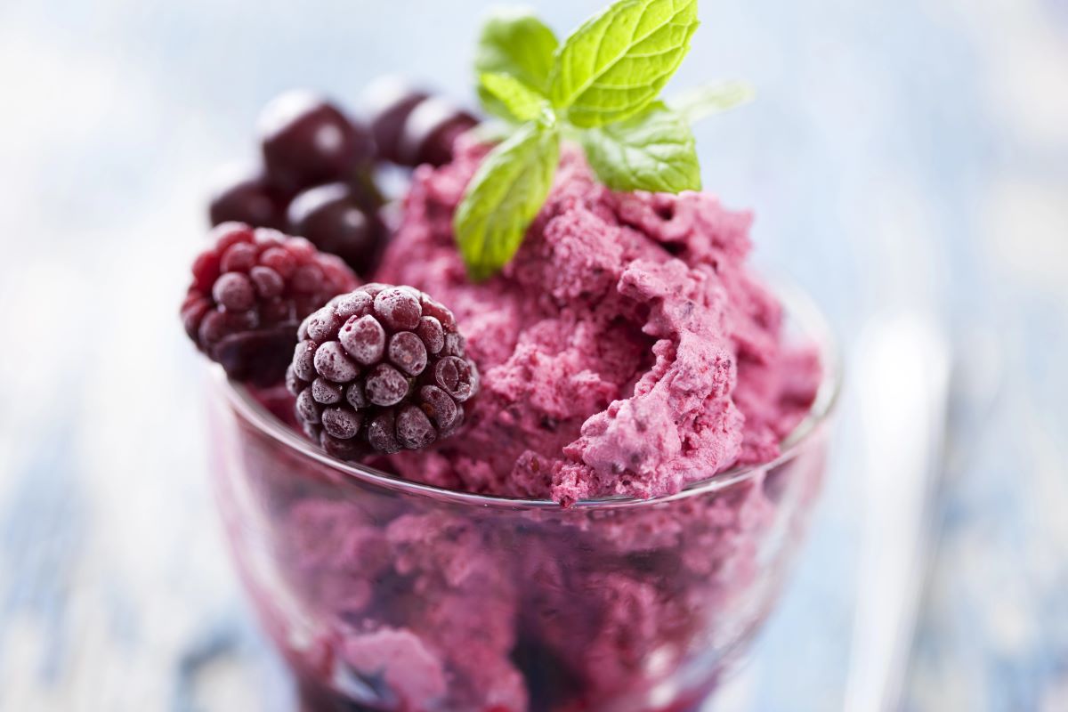 Black Raspberry ChiP Ice cream