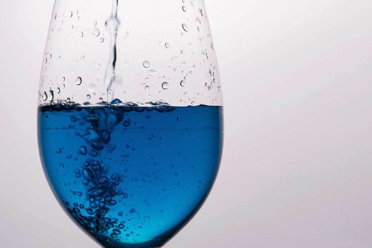 Blue wine