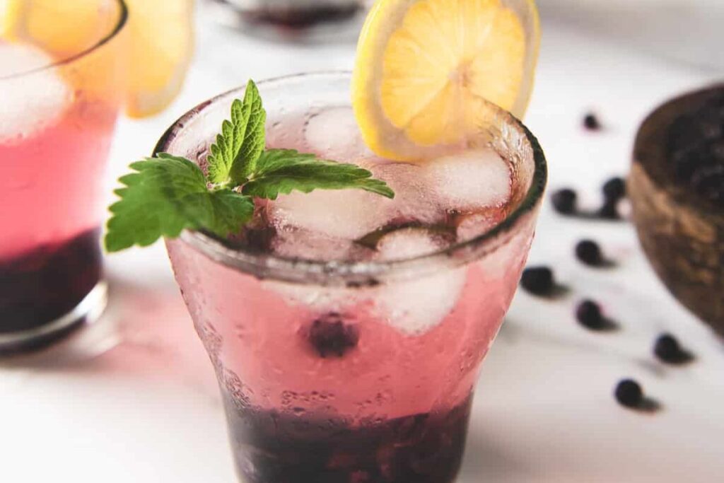 Blueberry Lemon Infused Water by Beet of the Wild
