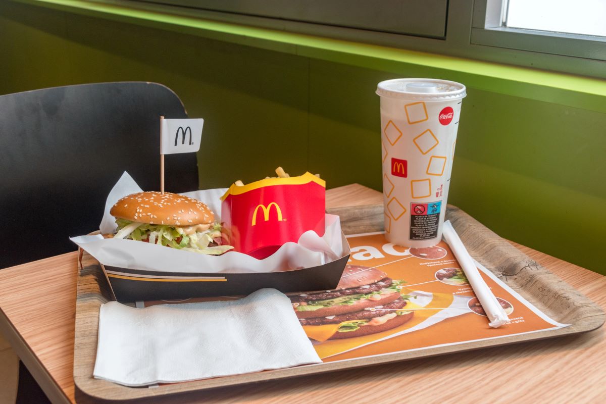 Burger Bacon and Shake