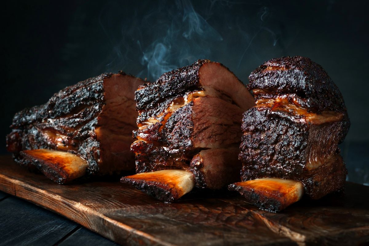 Burnt end brisket