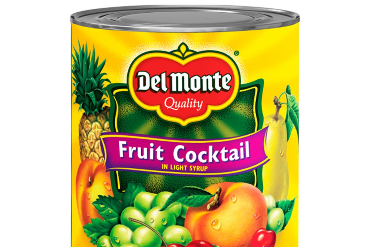 Canned fruit cocktail