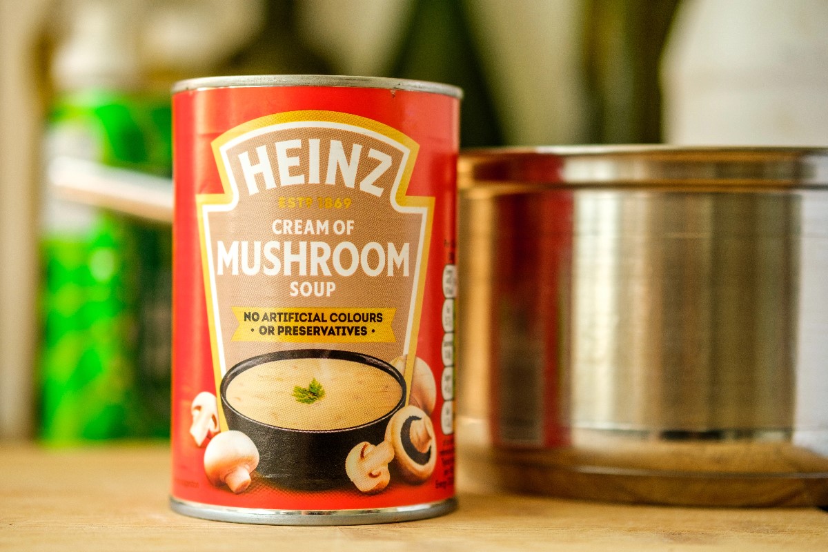 Canned mushroom soup