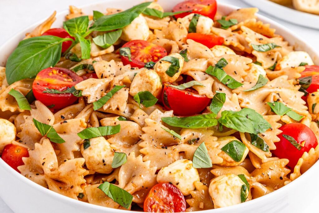 Caprese Pasta Salad by Shaken Together Life