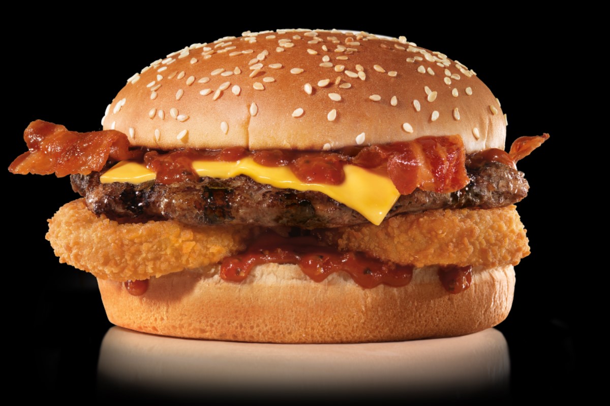 Carls cheese burger