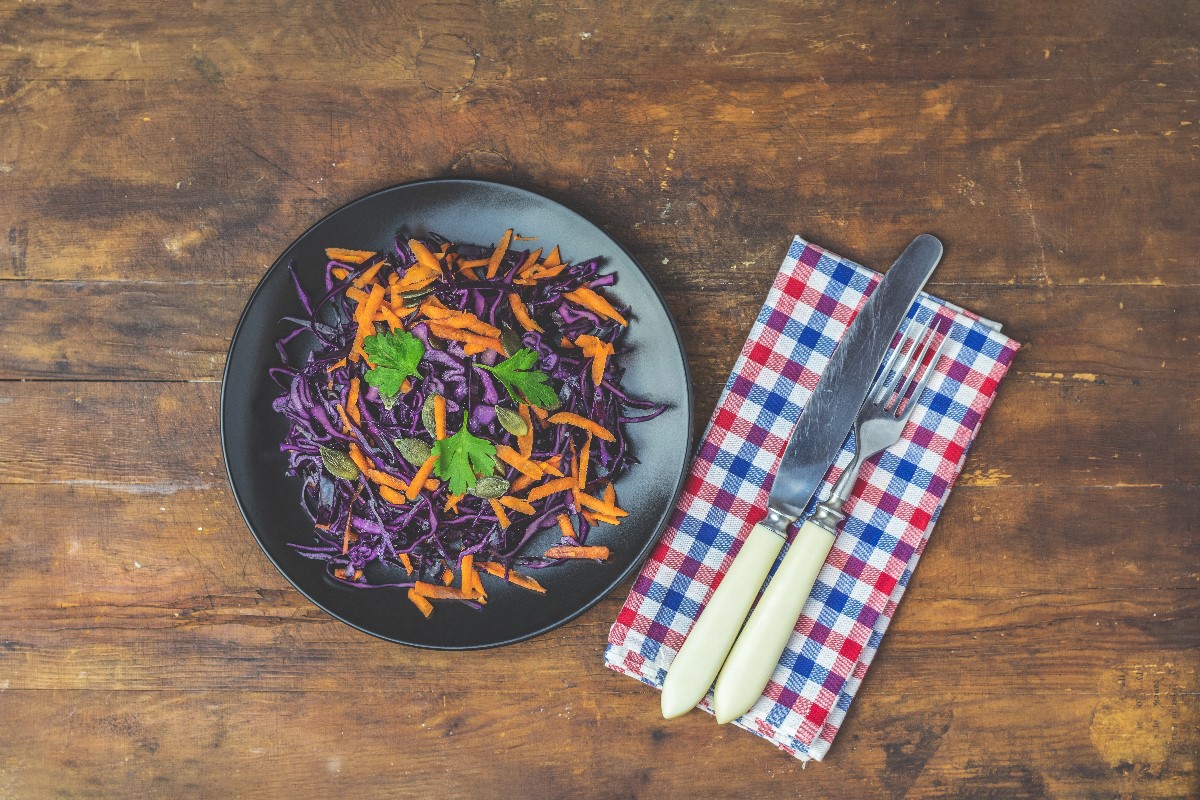 Carrots and cabbage