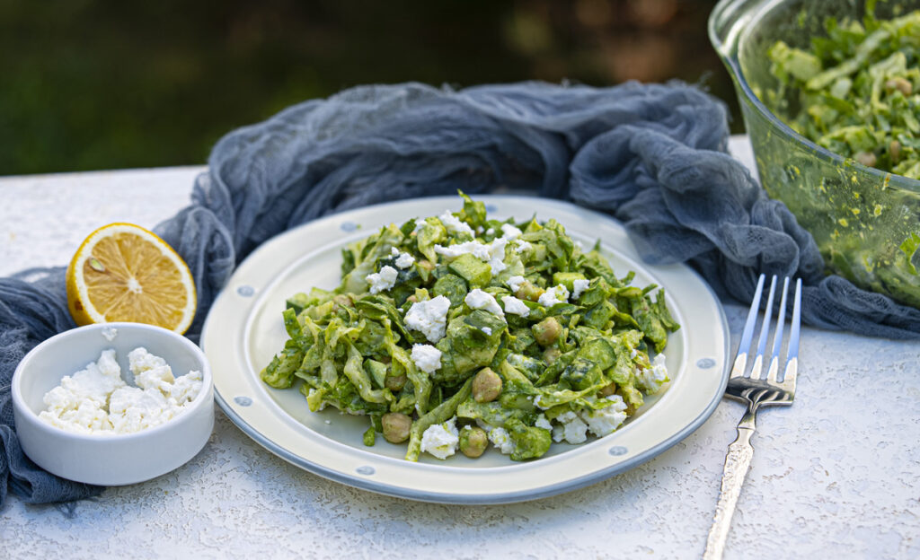 Celery Salad with Chickpeas