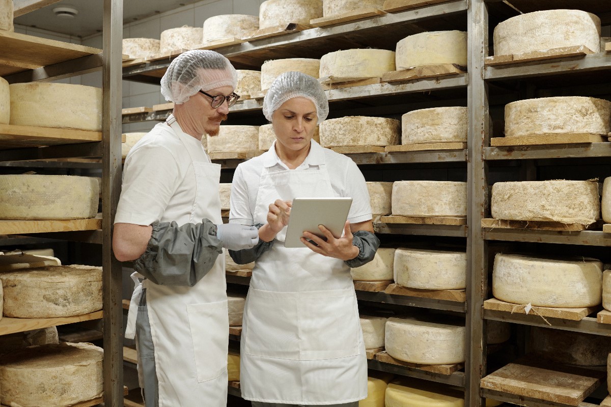 Cheese aging with care
