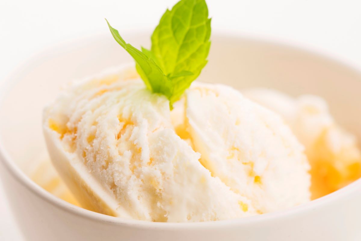 Cheese ice cream