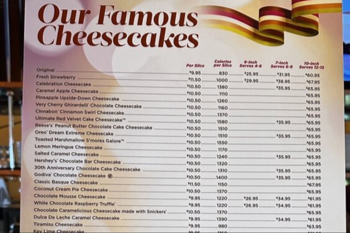 Cheesem cake factory