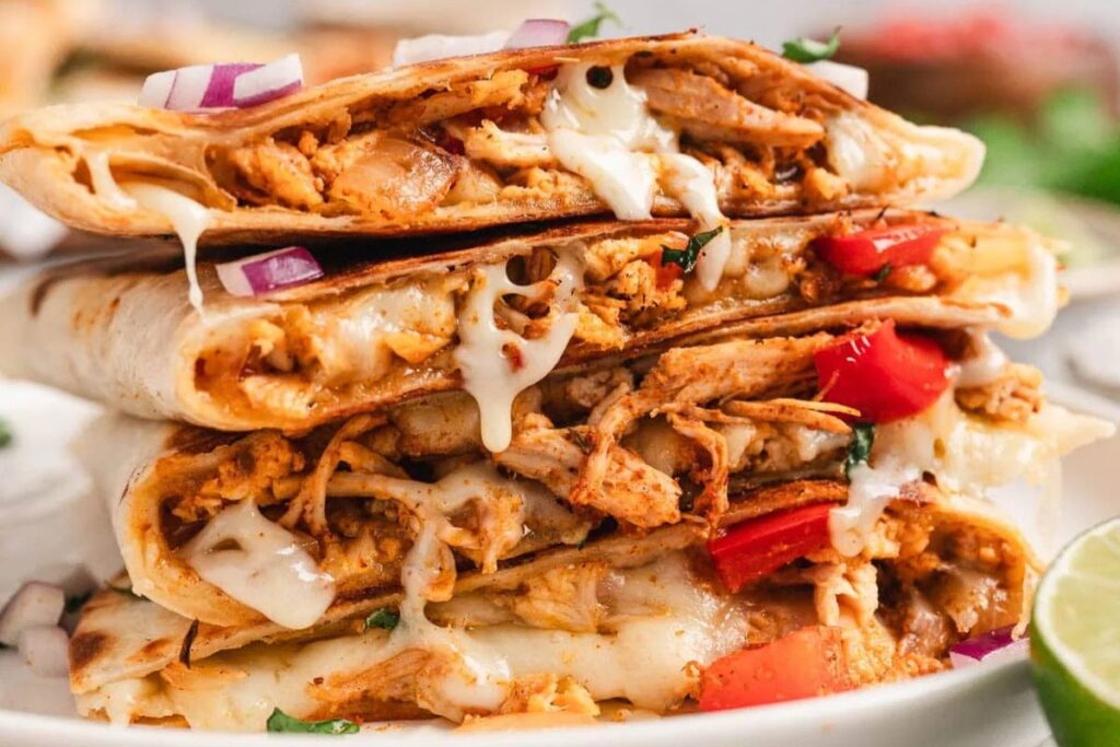 Cheesy Chicken Quesadilla by Yellow Bliss Road