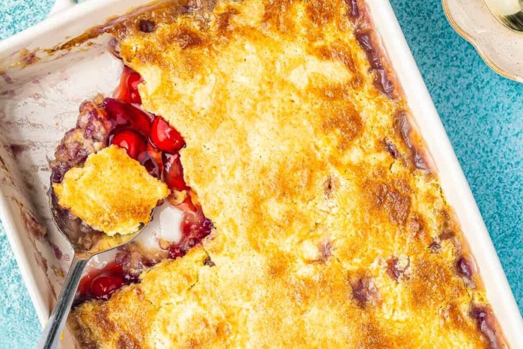 Cherry Pineapple Dump Cake by Love From the Oven