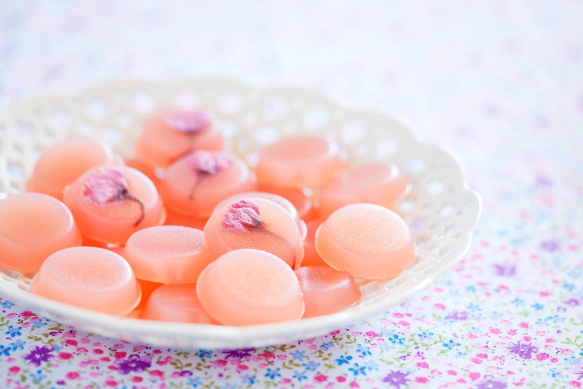 Cherry blossom candy