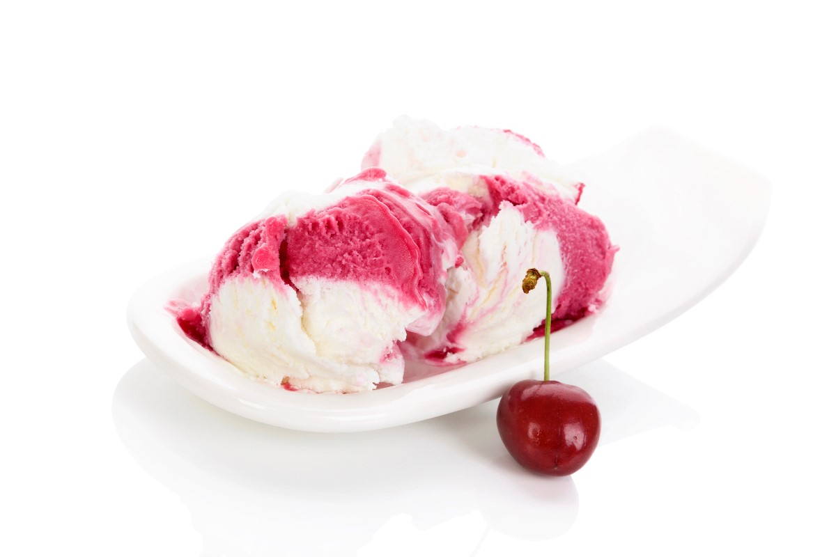 Cherry ice cream