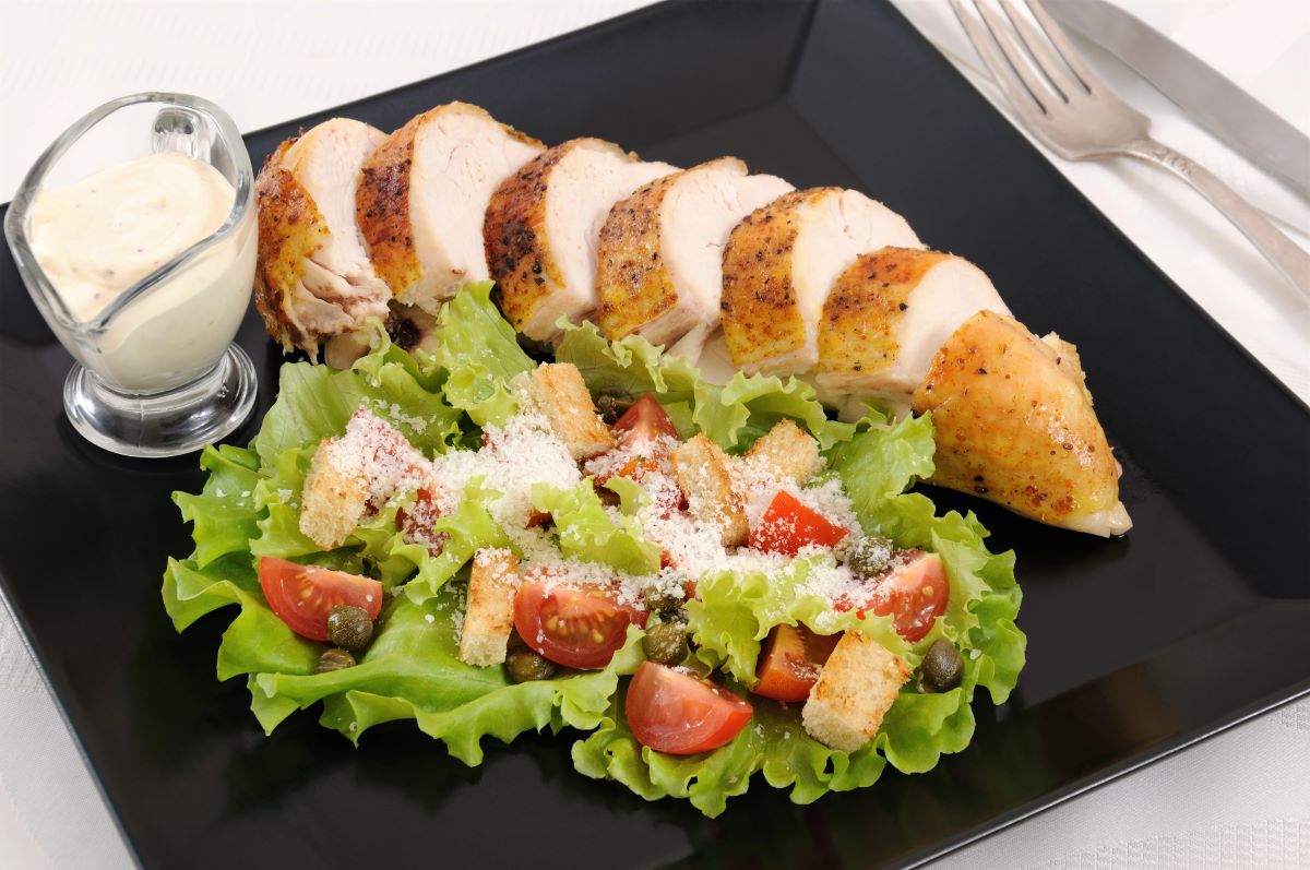 Chicken Breast with a Side Salad