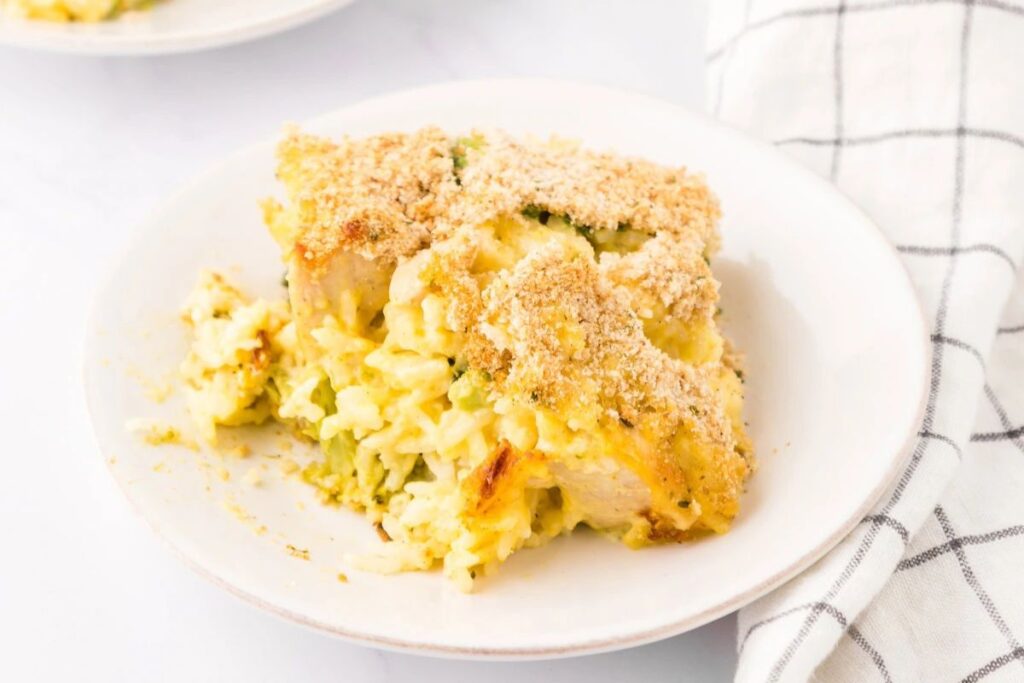 Chicken Broccoli Rice Casserole by Cinnamon and Sage