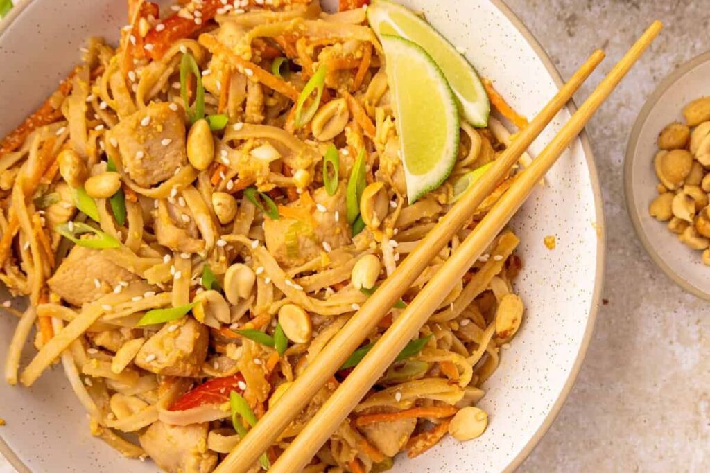 Chicken Pad Thai by Living Chirpy