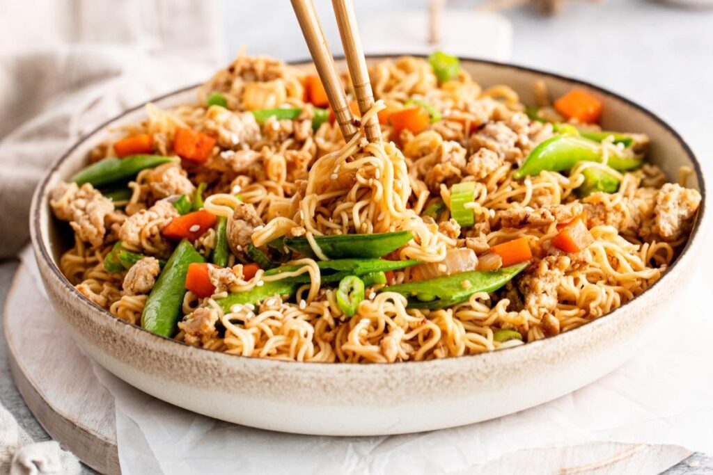 Chicken Stir Fry With Noodles by Recipes From A Pantry