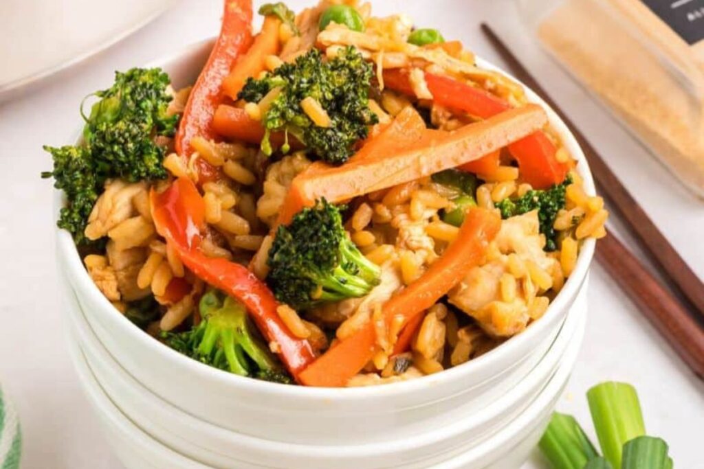 Chicken and Rice Bowl by The Feathered Nester
